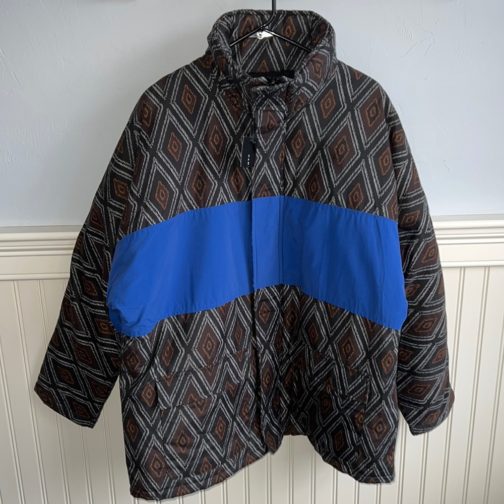 ZARA MAN COAT JACKET, SIZE LARGE
